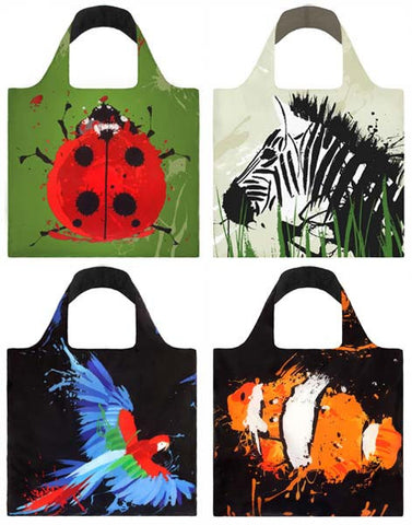 LOQI Reusable Shopping Bag - Animal Collection