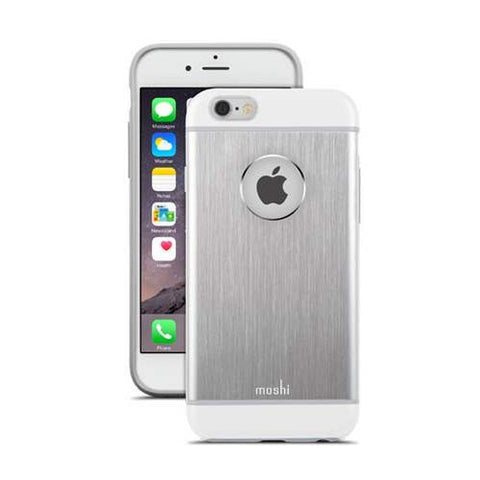 MOSHI iGlaze Armour Metallic Hard Shell for iPhone 6 - Jet Silver