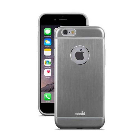 MOSHI iGlaze Armour Metallic Hard Shell for iPhone 6 - Gunmetal Gray