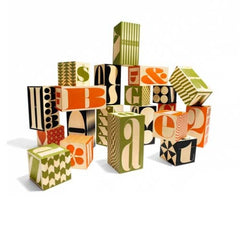 Big & Tall House Industries Typographic Blocks