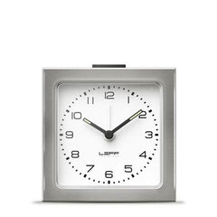 Leff Block Clock Arabic - White