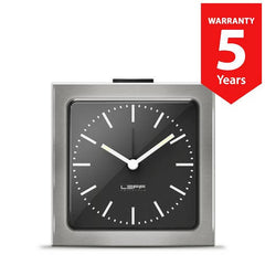 Leff Block Clock - Black