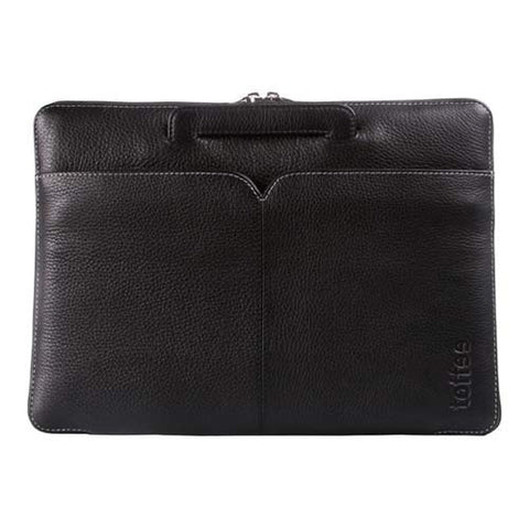 Toffee Leather Brief for 15inch MacBook Pro - Black