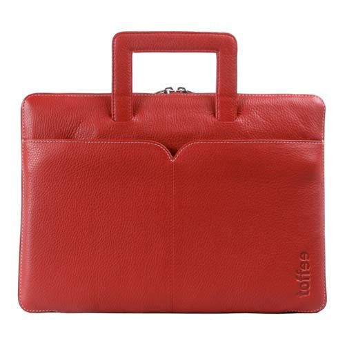 Toffee Leather Brief for 11inch MacBook Air/Pro - Red