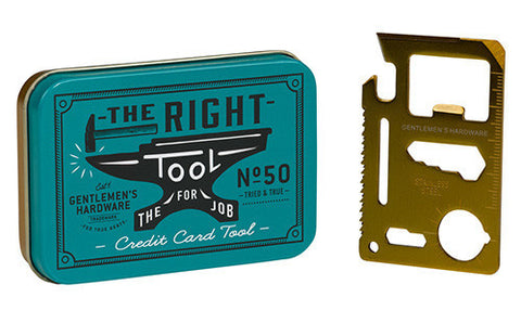 Gents Hardware - Credit Card Multi Tool