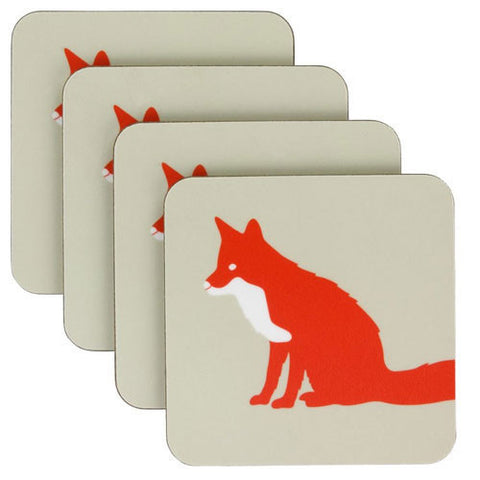 Anorak Coaster Proud Foxes (Set of 4)
