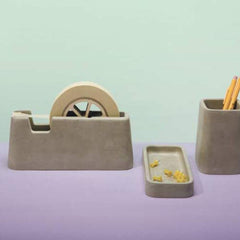 AREAWARE Concrete Desk Set