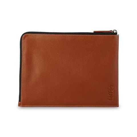 Toffee Leather Corner Sleeve for iPad Mini - Tan