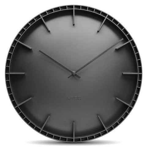 LEFF Dome 45 Wall Clock - Black