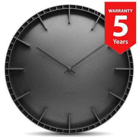 LEFF Dome 45 Wall Clock - Black