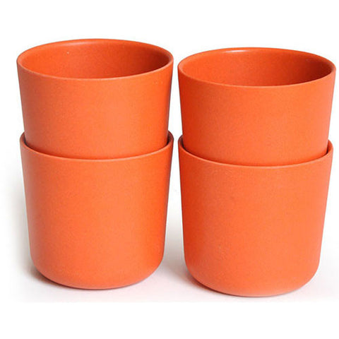 Ekobo Bambino Bamboo Cups (Set of 4) - Bold Colours