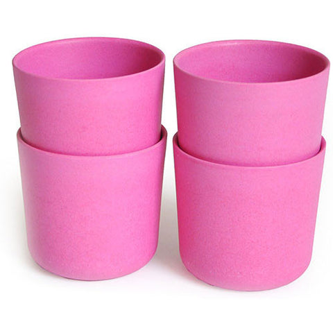 Ekobo Bambino Bamboo Cups (Set of 4) - Bold Colours