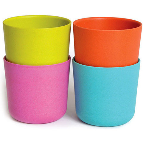 Ekobo Bambino Bamboo Cups (Set of 4) - Multi