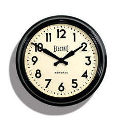 Newgate 50's Wall Clock - Black