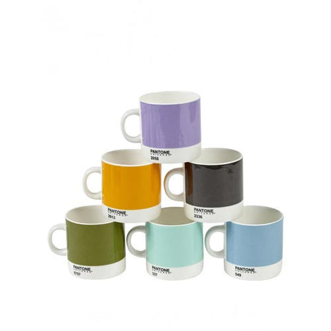 Set 6 Pantone Bone China Espresso Cup - 2013 Mixed Pack