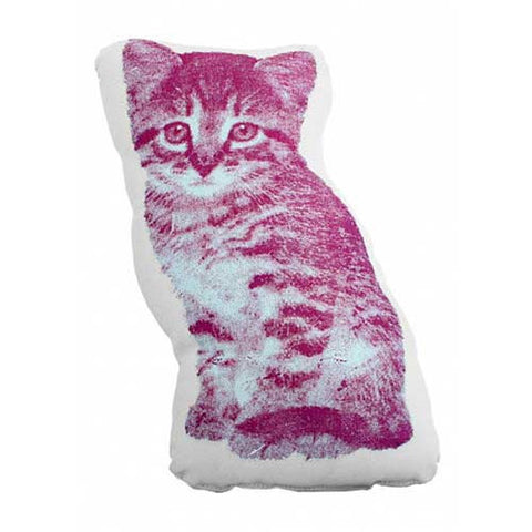 AREAWARE Fauna Cushion Pico Kitten Turquoise
