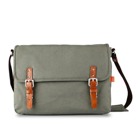 Toffee Fitzroy Satchel Bag for 15inch MacBook Pro - Khaki