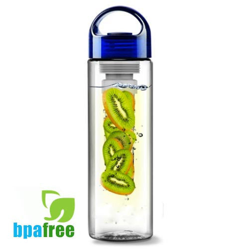 Infuzer 700ml BPA FREE Fruit Infuser Drink Bottle 700ml BLUE