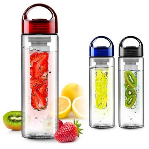 Infuzer 700ml BPA FREE Fruit Infuser Drink Bottle 700ml BLUE