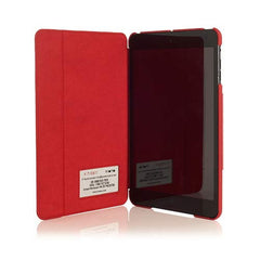 Knomo iPad Air Leather FolioHard Shell Back  - Scarlet