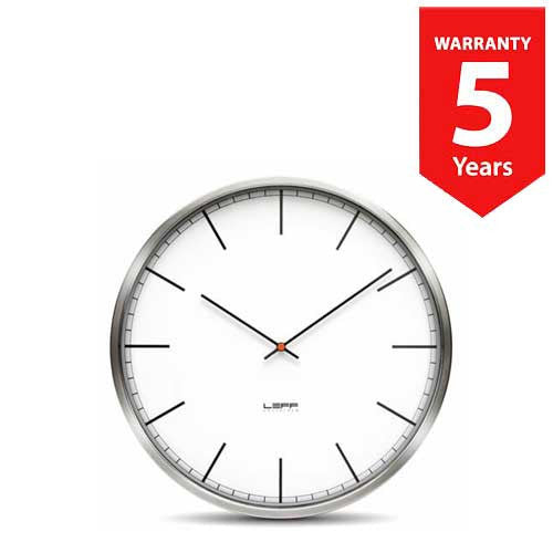 Leff One 25 Index Wall Clock