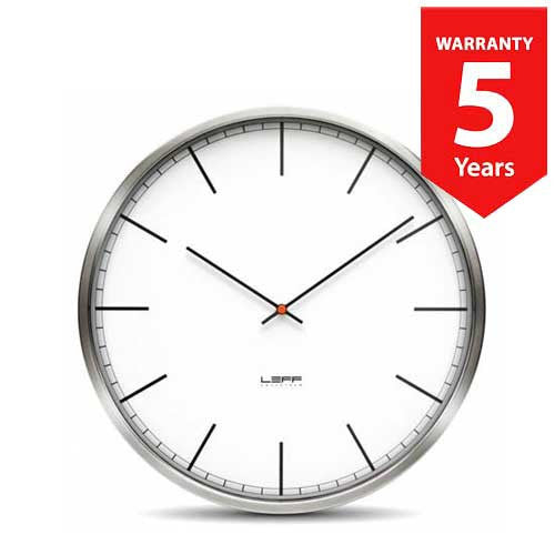 Leff One 35 Index Wall Clock