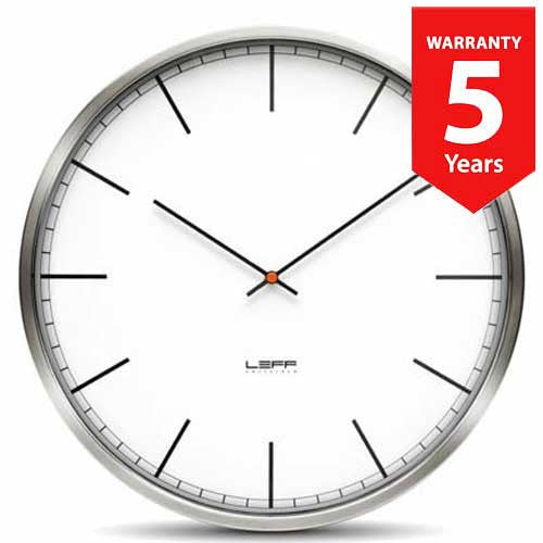 Leff One 55 Index Wall Clock