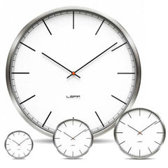 Leff One 25 Index Wall Clock