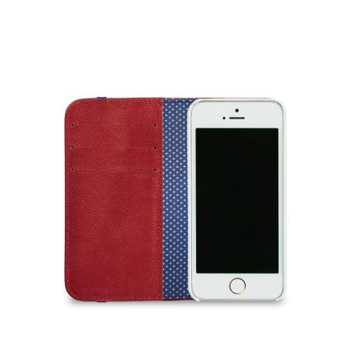 Toffee Flip Wallet For - iPhone 6 Plus - Red