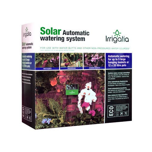 Irrigatia Solar Automatic Drip Watering System (24 Drip Kit)
