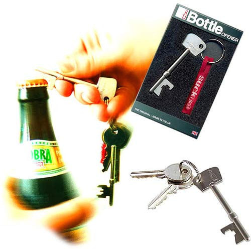 Key bottle opener