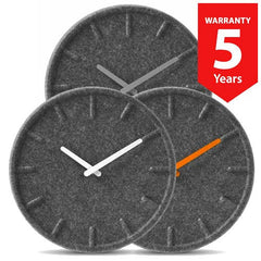 Leff Felt 35 Wall Clock - Grey