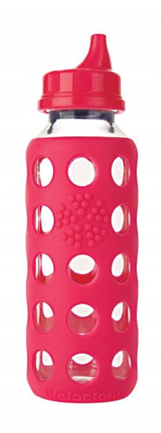 LIFEFACTORY 9oz Sippy Cap Glass Bottle