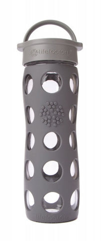 LIFEFACTORY Glass Bottle 16oz Loop Cap