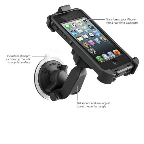 LifeProof - Suction Cup Car Mount for iPhone 5/5s