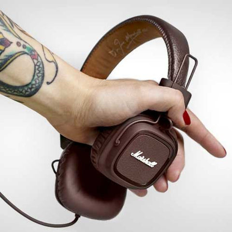 Marshall Major Headphones - Brown