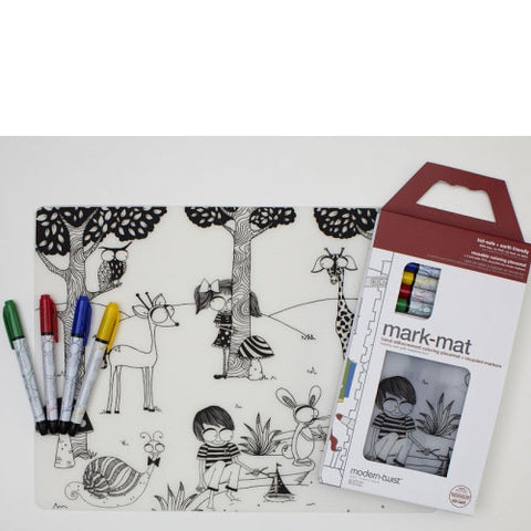 Mark kids placemats and 4 dry erase markers