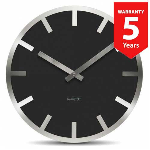 Leff Metlev 35 Wall Clock - Black