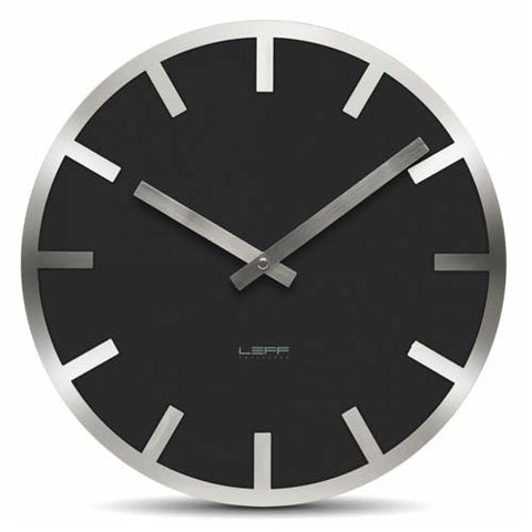 Leff Metlev 35 Wall Clock - Black