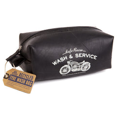 Cafe Racer Recycled Tyre Wash Bag