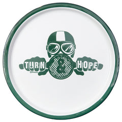 Cafe Racer Enamel Plate - Green