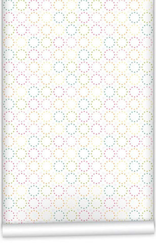 Candy Spot Flowers WallPaper (Roll: 61.5cm x 10m)