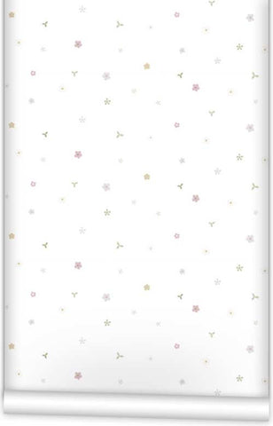 Pink Elephants Ditsy WallPaper (Roll: 61.5cm x 10m)