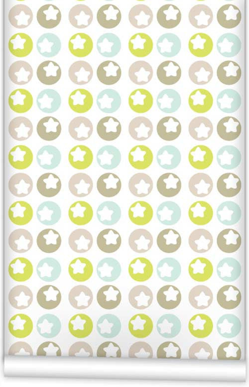 Robot Star WallPaper (Roll: 72cm x 10m)