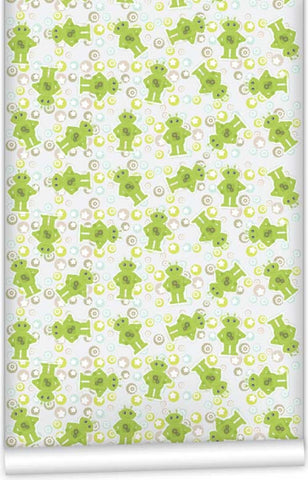 Green Robots WallPaper (Roll: 61.5cm x 10m)