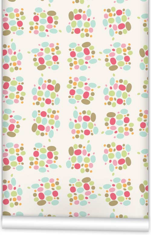 Seaside Fun Pebbles WallPaper (Roll: 72cm x 10m)