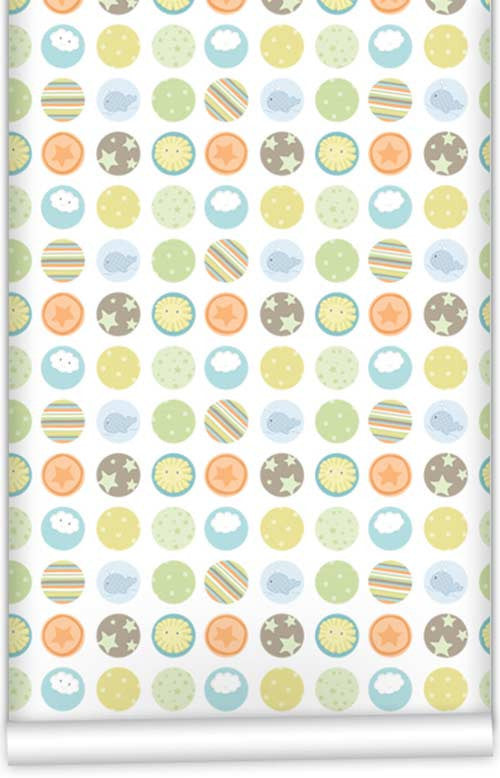 Water Baby Icon WallPaper (Roll: 72cm x 10m)