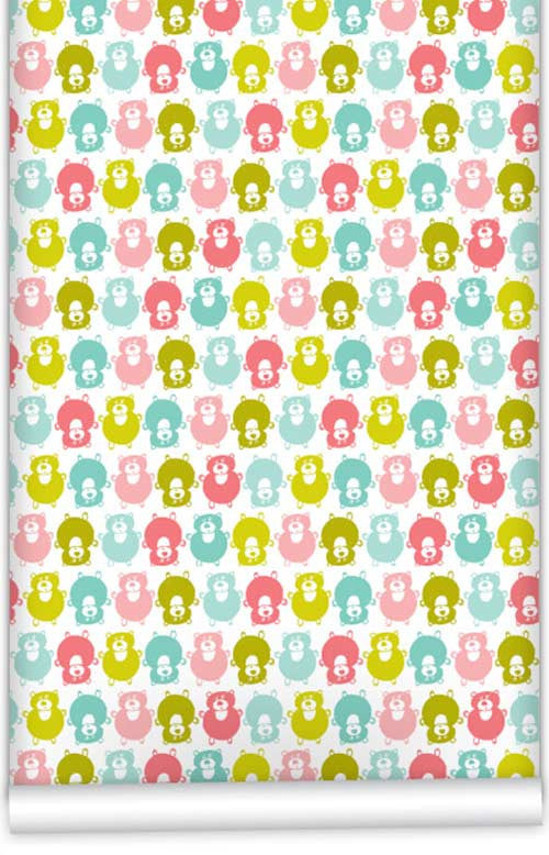 Bubble Bears WallPaper (Roll: 72cm x 10m)