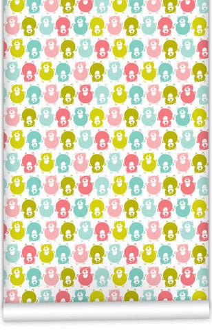 Bubble Bears WallPaper (Roll: 61.5cm x 10m)