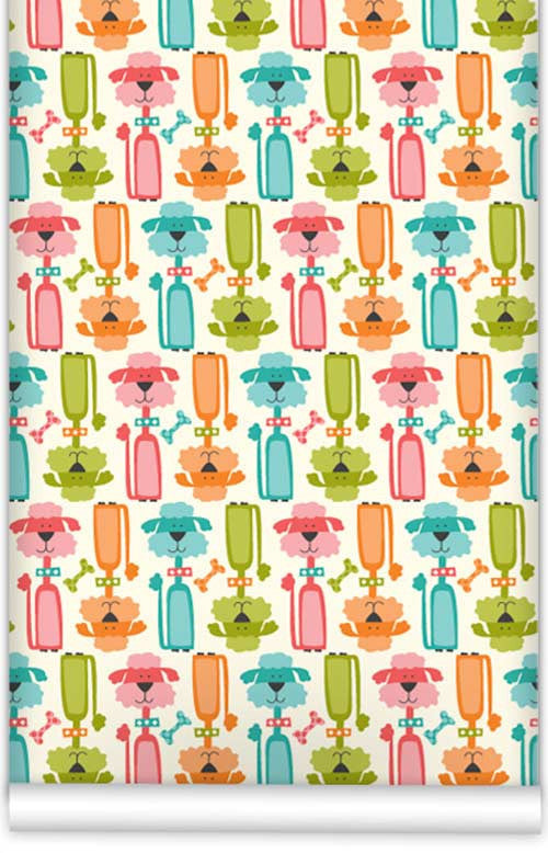 Poodle Pals WallPaper (Roll: 72cm x 10m)